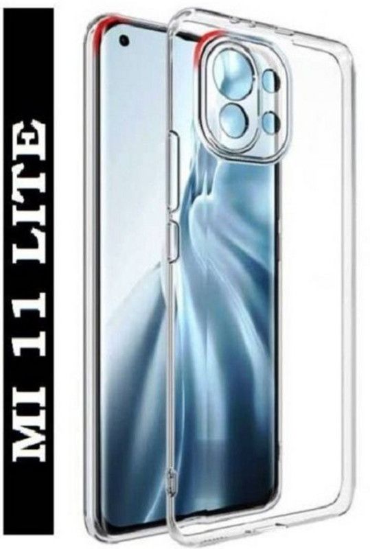 Skcase Back Replacement Cover for Mi 11 Lite, Mi 11 Lite 5G  (White, Camera Bump Protector)