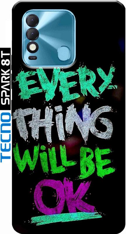 RDcon Back Cover for Tecno Spark 8T 2755  (Multicolor, Dot View, Silicon, Pack of: 1)
