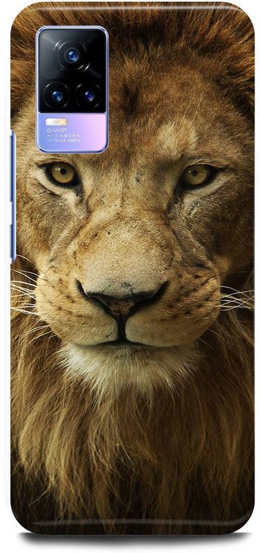FIKORA Back Cover for Vivo Y73, V2059, LION, THE, KING, OF, JUNGLE  (Brown, Hard Case, Pack of: 1)
