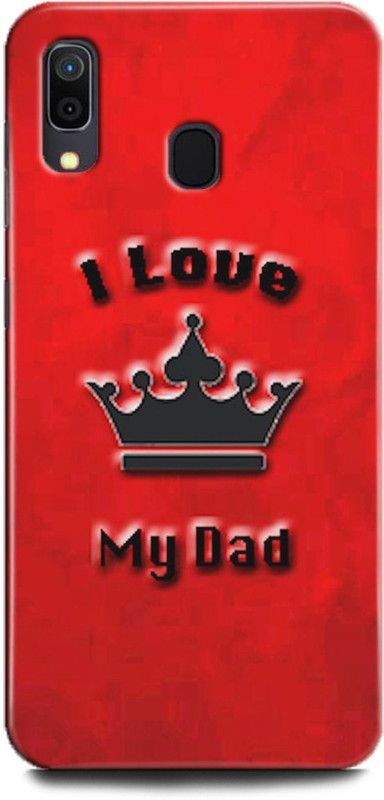 INTELLIZE Back Cover for Samsung Galaxy A30/SM-A305FZBFINS love dad,Printed  (Multicolor, Shock Proof)