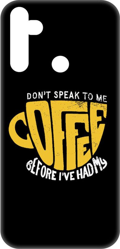 Smutty Back Cover for Realme 5i, RMX2030 - Coffee Print  (Multicolor, Hard Case, Pack of: 1)
