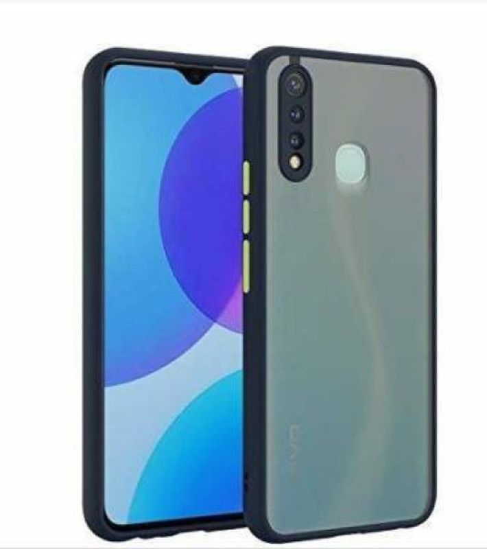 Sciforce Back Cover for Vivo U10  (Blue, Camera Bump Protector, Pack of: 1)