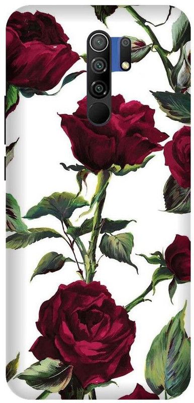 URCHIN Back Cover for Poco M2 Rose, Roses, Red rose, Flower  (Multicolor, Shock Proof)