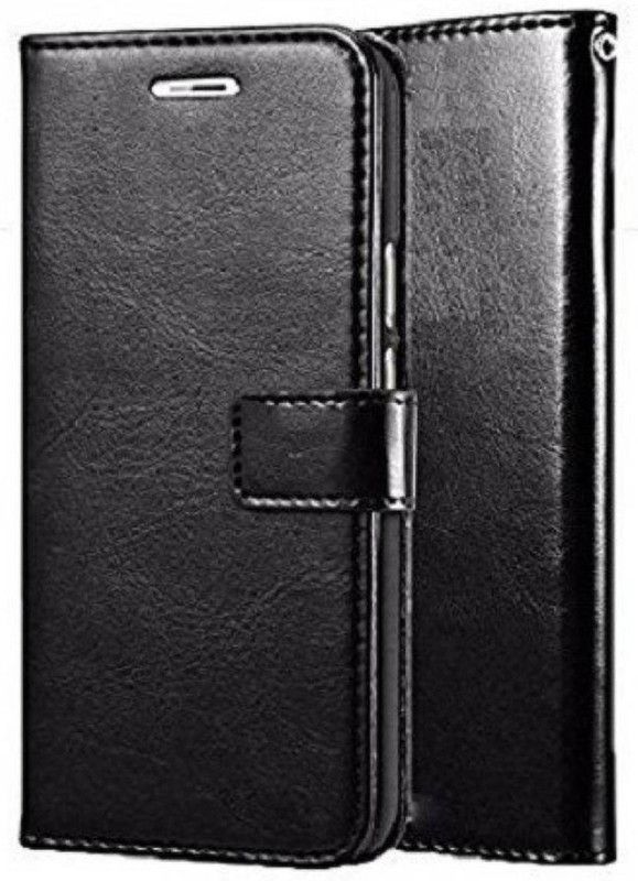 Techbuzz Flip Cover for POCO X2  (Black)