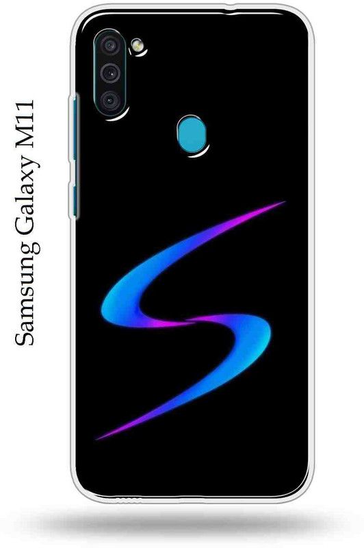 GAK Style Back Cover for Samsung Galaxy M11  (Black, Silicon)