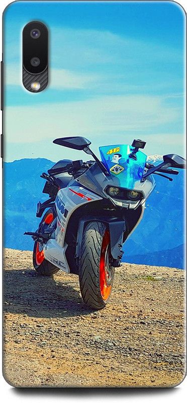 Afterglow Back Cover for SAMSUNG Galaxy M02 KTM DUKE, KTM, PRINCE,BIKE, RACING BIKE,  (Multicolor, Shock Proof, Pack of: 1)