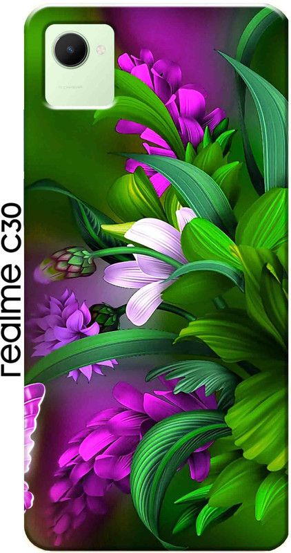 stroxy Back Cover for Realme C30 4G, Realme C30 2592  (Multicolor, Anti-radiation, Silicon, Pack of: 1)