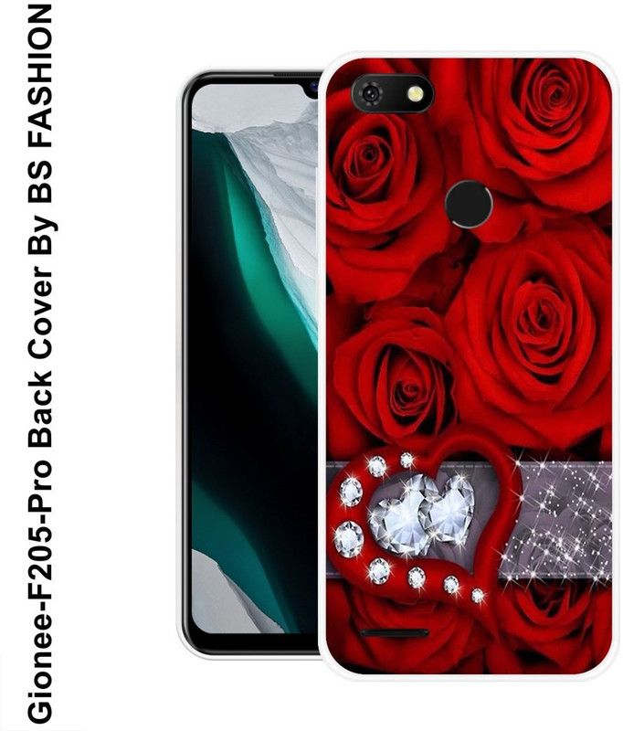 BSRAJ Back Cover for Gionee F205 Pro  (Maroon, Silicon)