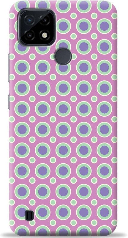 Crafter Back Cover for Realme C21  (Purple, Shock Proof, Pack of: 1)