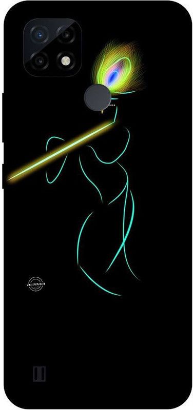 Wall Art Back Cover for Realme C25Y Krishna, Bal Gopal, Devki Nandan  (Multicolor, Dual Protection, Pack of: 1)