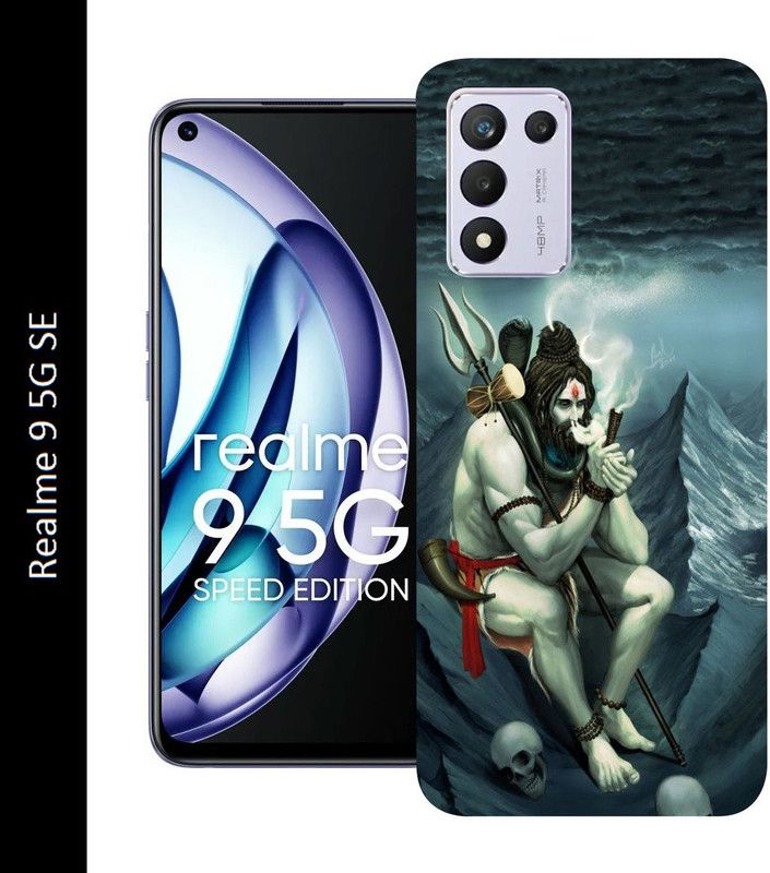 Ghumakkad Back Cover for Realme 9 5G SE  (Blue, Grip Case, Silicon, Pack of: 1)