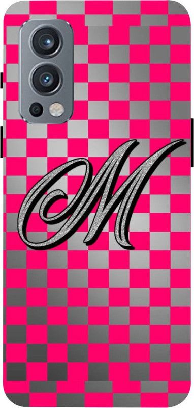 PRATEEKSH Back Cover for ONEPLUS NORD 2 5G  (Silver, Pink, Pack of: 1)