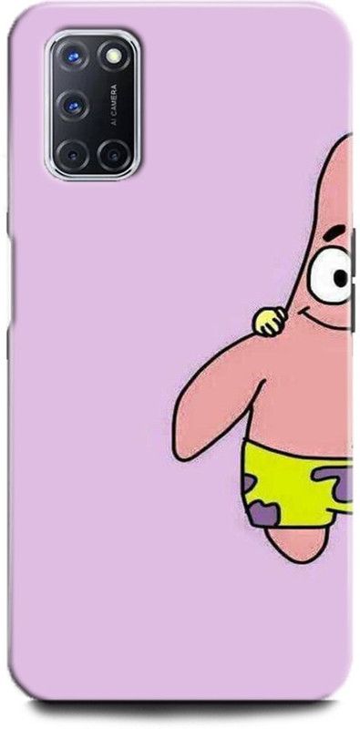 Afterglow Back Cover for Oppo A52 BEST FRIEND, PATRICK  (Multicolor, Shock Proof, Pack of: 1)