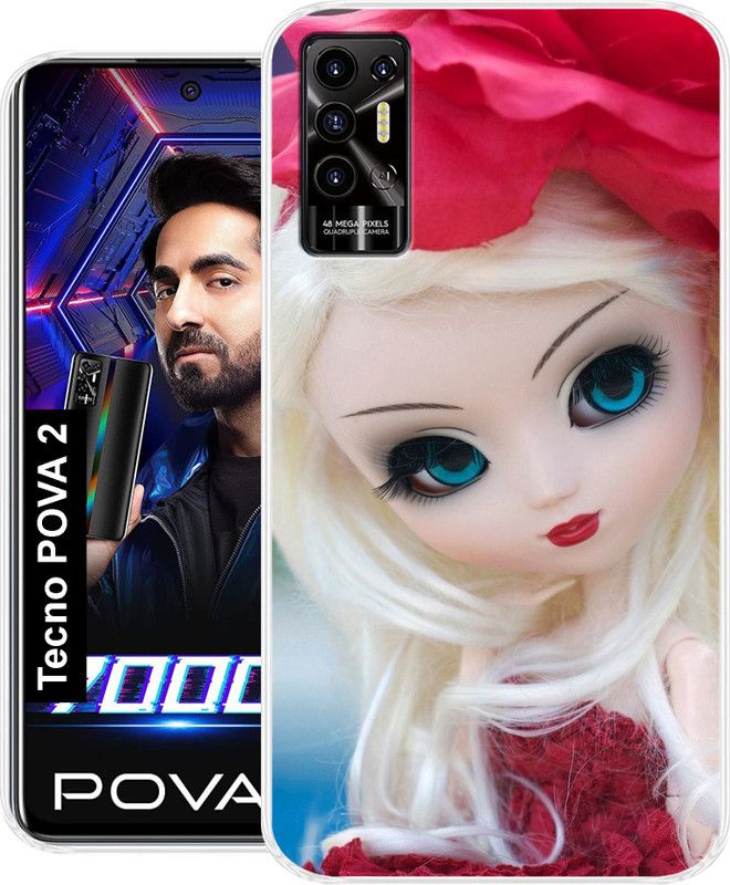 Cooldone Back Cover for Tecno Pova 2 Back Cover  (Multicolor, Grip Case, Silicon, Pack of: 1)