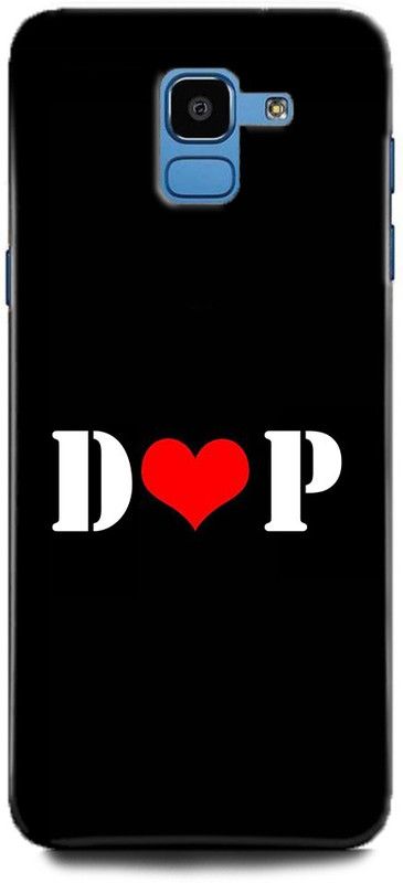 Afterglow Back Cover for SAMSUNG Galaxy J6 D P, D LOVES P, NAME, LETTER, ALPHABET, DP LOVE, HART  (Multicolor, Shock Proof, Pack of: 1)