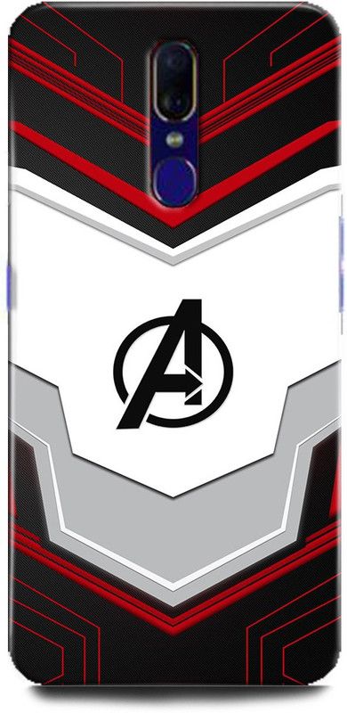 Afterglow Back Cover for Oppo F11 AVENGERS LOGO, AVENGERS, MARVEL, AVENGER, COMIC  (Multicolor, Shock Proof, Pack of: 1)