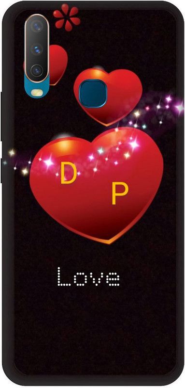 Thecoverking Back Cover for Vivo Y11 (D,P letter,D,P alphabet,D,P word, D,P name, cases cover  (Multicolor, Waterproof, Pack of: 1)