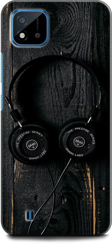 KEYCENT Back Cover for Realme C11 2021, RMX3231 HEADPHONE, MUSIC, ALONE, TEXTURE  (Multicolor, Pack of: 1)