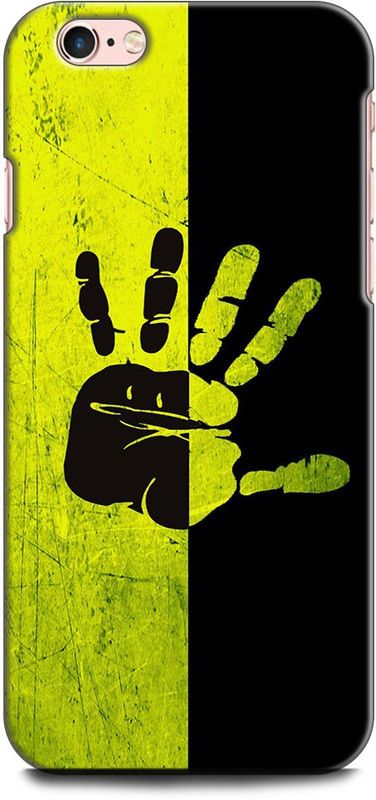 KEYCENT Back Cover for APPLE iPhone 6 HEAND, GREEN, BLACK, COLORFULL, TEXTURE  (Multicolor, Shock Proof, Pack of: 1)