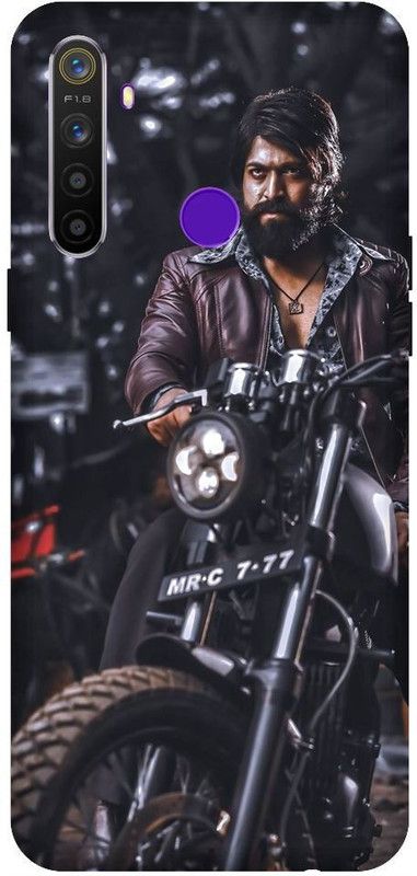 URCHIN Back Cover for Realme 5 KGF, kgf, rocky, kgf movie, Bike, Rocky bhai, kgf2  (Multicolor, Shock Proof, Pack of: 1)