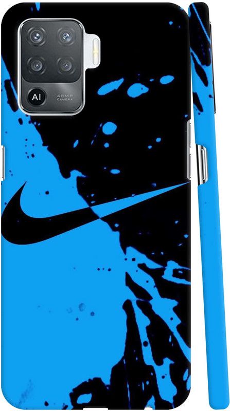 GS PANDA COLLECTIONS Back Cover for OPPO A94  (Blue, Black, Pack of: 1)