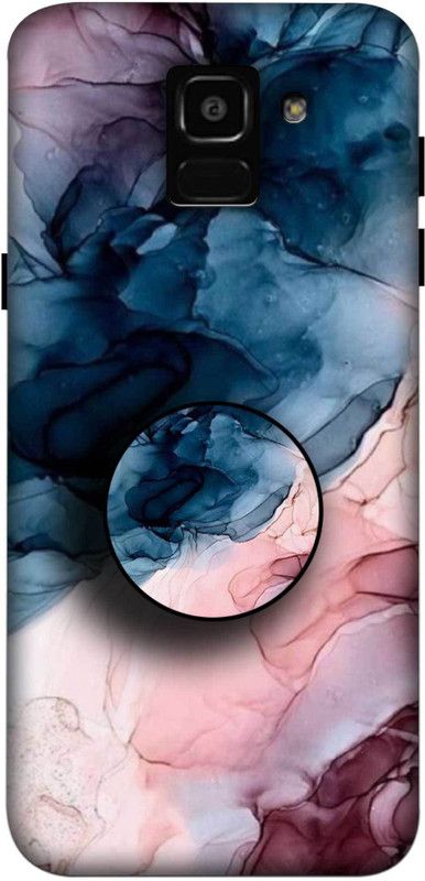 NDCOM Back Cover for Samsung Galaxy J6 Marble Color Printed  (Multicolor, Hard Case, Pack of: 1)