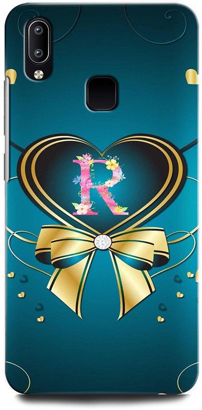 GRAFIQE Back Cover for Vivo Y91 1811/PD1818BF_EX R, R LETTER, R ALPHABET, R DESIGN  (Multicolor, Shock Proof, Pack of: 1)