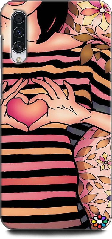 Afterglow Back Cover for SAMSUNG Galaxy A70s HEARTS, GRIL  (Multicolor, Shock Proof, Pack of: 1)
