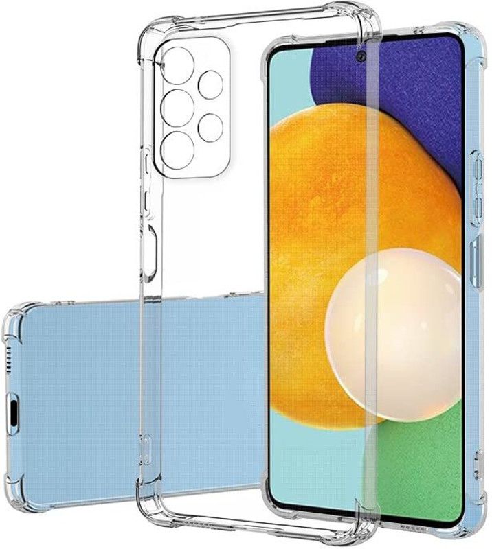 COVJ Back Cover for Samsung Galaxy A73 5G  (Transparent, Flexible, Silicon, Pack of: 1)