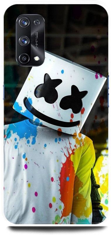 JUGGA Back Cover for Realme X7 5G, RMX3092, MARSHMELLOW, MARSHMELLO, MUSIC, DJEDM, ARTJOKER  (Multicolor, Hard Case, Pack of: 1)