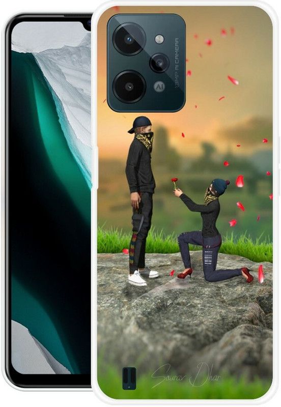 AnishkaPrints Back Cover for Realme C31  (Multicolor, Waterproof, Silicon)