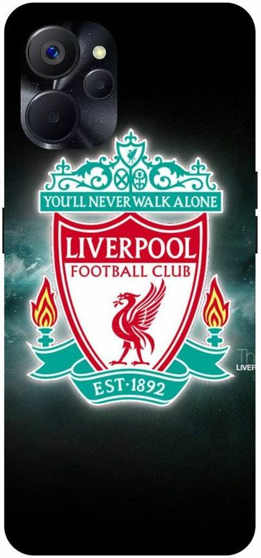 DIKRO Back Cover for realme 9i 4g, RMX3491, LIVERPOOL, FOOTBALL, CLUB  (Red, Hard Case, Pack of: 1)