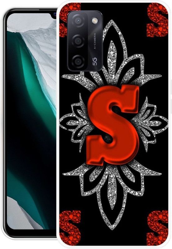MUSKAY Back Cover for Oppo A53s  (Black, Grip Case, Silicon, Pack of: 1)