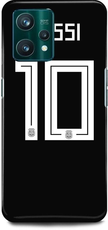 FIKORA Back Cover for Realme C31, RMX3501, MESSI, LIONEL, MESSI, FCB, BARCELONA  (Black, Hard Case)