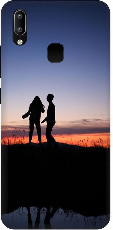 THESTONEWELL Back Cover for VIVO Y95 indian boy and gril frind I love  (Multicolor, Waterproof, Pack of: 1)