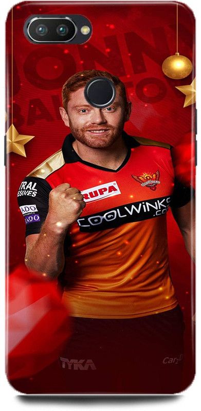 JUGGA Back Cover for Realme 2 Pro, JONNY, BAIRSTROW, ENGLAND, PLAYER  (Orange, Hard Case, Pack of: 1)