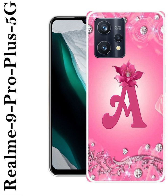 BAGRA Back Cover for Realme 9 Pro Plus 5G  (Pink, Grip Case, Silicon)