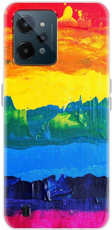 Nainz Back Cover for Realme C31  (Multicolor, Grip Case, Silicon, Pack of: 1)