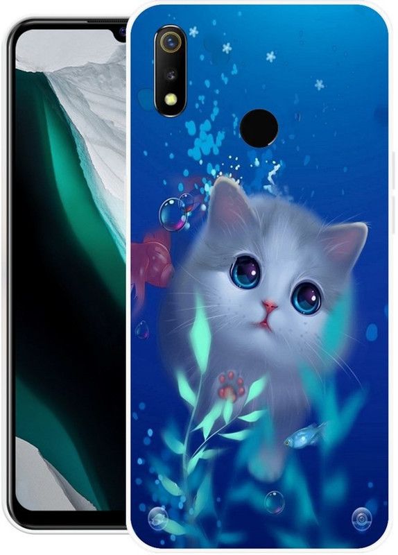 DESILOVE Back Cover for Realme 3 Pro  (Multicolor, Grip Case, Silicon, Pack of: 1)