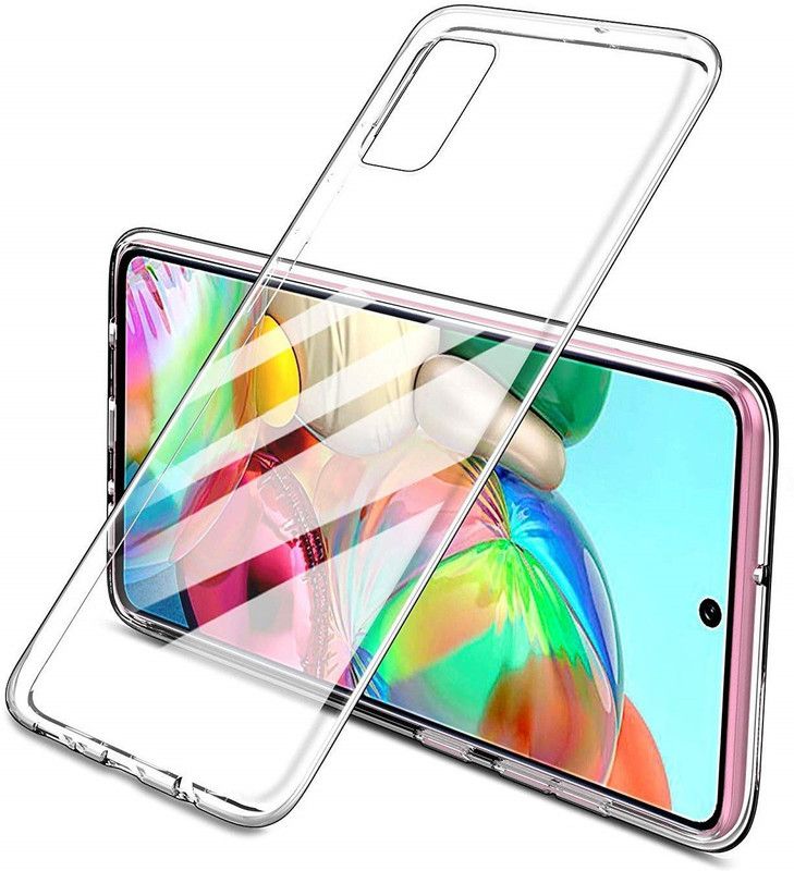Phone Back Cover Back Cover for Samsung Galaxy Note10 Lite  (Transparent, White, Grip Case, Pack of: 1)