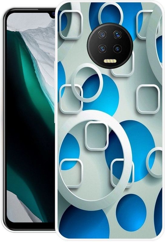 Krtagy Back Cover for Infinix Note 7  (Multicolor, Dual Protection, Silicon, Pack of: 1)