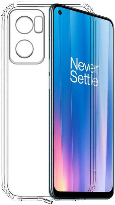 S-Softline Back Cover for OnePlus Nord CE 2 5G, Raised edges lift the screen and camera lens  (Transparent, Pack of: 1)