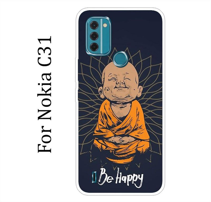 Gabroo Back Cover for Nokia C31  (Multicolor, Silicon, Pack of: 1)