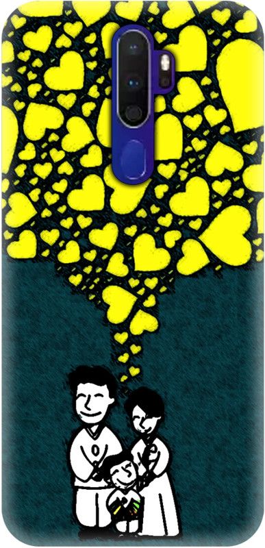 Smutty Back Cover for Oppo A9 2020, CPH1937, CPH1939, CPH1941 - Family Print  (Multicolor, Hard Case, Pack of: 1)