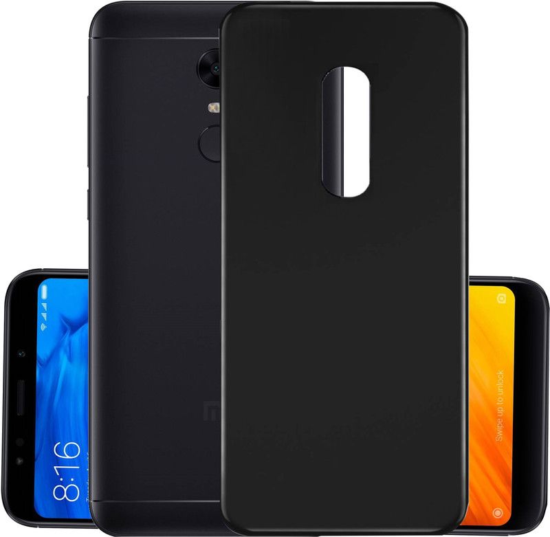 Unistuff Back Cover for Mi Redmi Note 5  (Black, Grip Case, Pack of: 1)