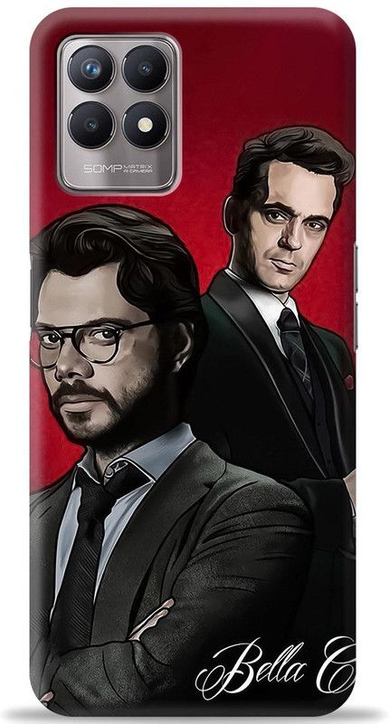 Swagr Back Cover for Realme 8i  (Red, Shock Proof, Pack of: 1)