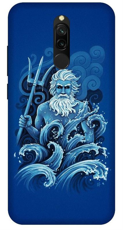 SSMORYA Back Cover for Mi Redmi 8 Baba Printed Back Cover  (Multicolor, Waterproof, Pack of: 1)