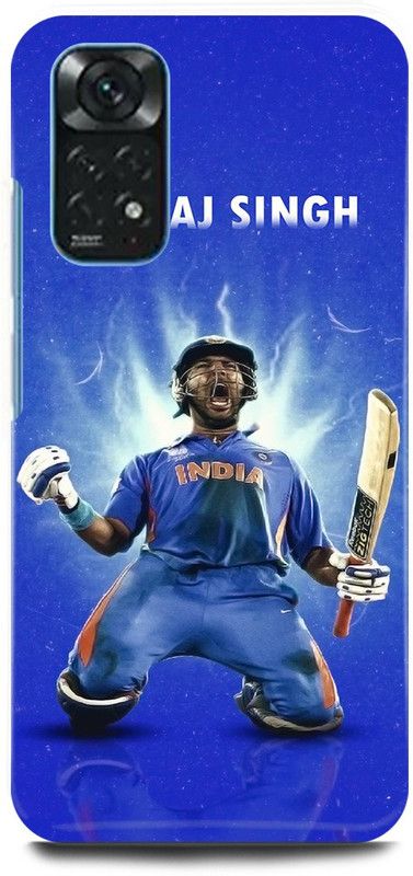 play fast Back Cover for Redmi Note 11 YUVRAJ, SINGH, YUVI, INDIAN, PLAYER, RCB  (Blue, Hard Case, Pack of: 1)