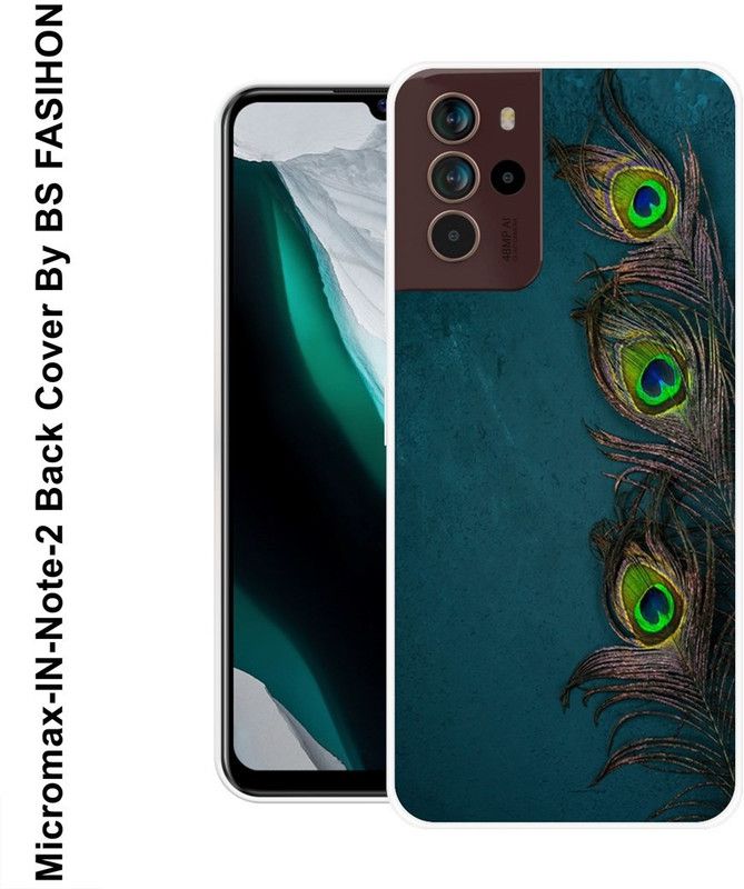 BSRAJ Back Cover for Micromax IN Note 2  (Multicolor, Grip Case, Silicon)