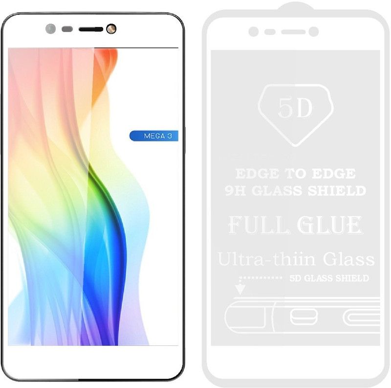 CASE CREATION Edge To Edge Tempered Glass for Coolpad Mega 3  (Pack of 1)